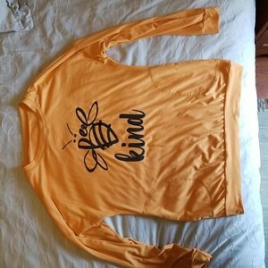 Amazon Brand Yellow Long Sleeve T Shirt